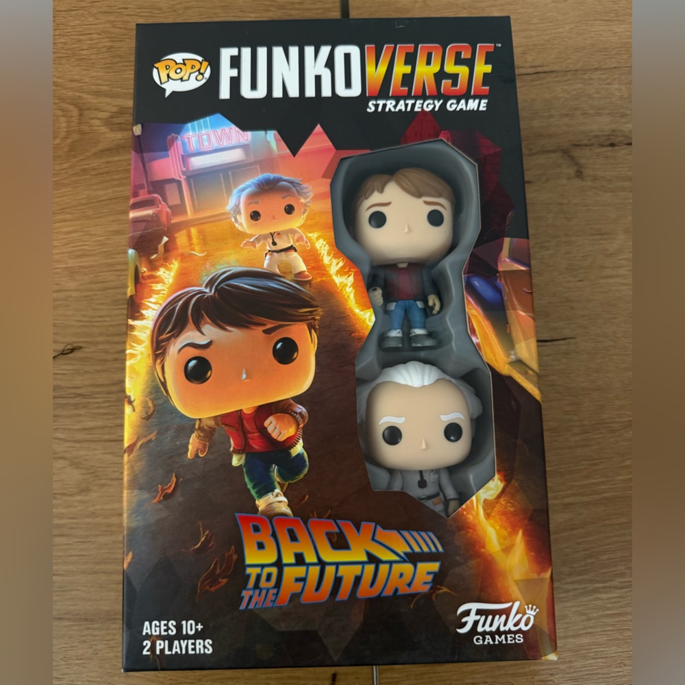 Funko Back to the Future Strategy Game - Black, Blue, Red